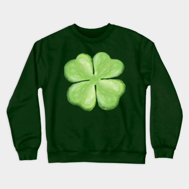 Lucky Clover Crewneck Sweatshirt by Mishi